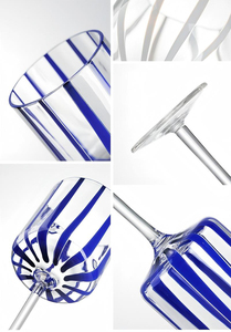 <span class=keywords><strong>Verre</strong></span> à vin rayé moderne en <span class=keywords><strong>verre</strong></span> transparent – Grande Vente - Product Image 3