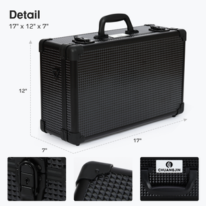 <span class=keywords><strong>Valise</strong></span> à outils de barbier en aluminium personnalisée avec serrure à combinaison, organiseur professionnel portable pour outils de <span class=keywords><strong>coiffure</strong></span>, <span class=keywords><strong>valise</strong></span> de voyage OEM - Product Image 3