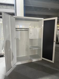 Casier en acier à 2 portes à prix avantageux, porte à battants, armoire en métal pour l'école et la salle de sport, avec serrure pour le rangement des sacs d'école - Product Image 6