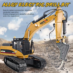 <span class=keywords><strong>HUINA</strong></span> Modèle 2025 <span class=keywords><strong>V4</strong></span>, Excavatrice RC en métal 1/14, véhicule d'ingénierie, avec grappin à billes électrique et griffe de cisaillement rotative à 360°, version améliorée 580 1580 - Product Image 6