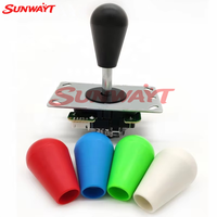 Manette de jeu ovale 5P à retard zéro en métal et plastique, directement de l'usine, pour machine de jeu 12V (version anglaise)