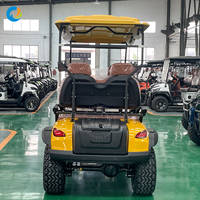 Voiturette de golf Robetaa certifiée CE, personnalisée, de luxe, à quatre roues, 4 places, 60V, électriques, à vendre