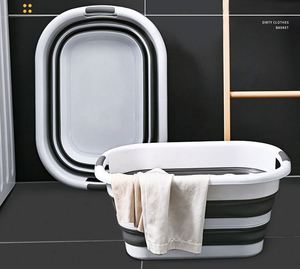 Foldable PP+TPE Eco-Friendly Bath <b>Storage</b> Basin OEM ODM Multi-functional Dirty Laundry <b>Basket</b> Pet <b>Storage</b> <b>Basket</b> - Product Image 2