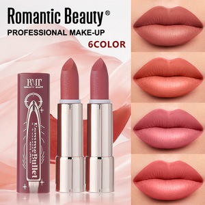 Lápiz Labial Mate Aterciopelado, No se Transfiere, Alta Pigmentación, Larga Duración, Acabado Niebla, Fácil de Colorear, Brillo Labial, Cosméticos - Product Image 1