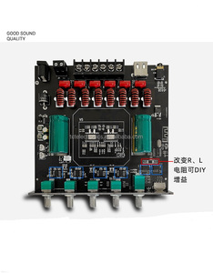 ZK-AS21 2.1-Kanal TPA3255 Bluetooth-Digital verstärker platine Modul abstand <span class=keywords><strong>Subwoofer</strong></span> 220W * 2 350W Verstärker platine - Product Image 6
