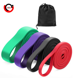 Accessori per allenamento fitness con logo personalizzato, fascia elastica in lattice naturale per palestra, yoga, esercizi di resistenza. - Product Image 1