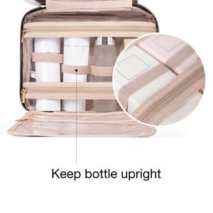 Trousse de Toilette de <span class=keywords><strong>Voyage</strong></span> Suspendable avec Crochet, Résistante à l'Eau, pour Maquillage et Cosmétiques, Organisateur de <span class=keywords><strong>Voyage</strong></span>, Conteneur Pleine Taille pour Articles de Toilette - Product Image 3