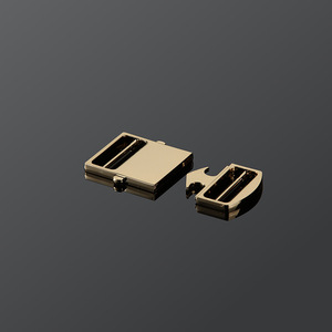 Hebilla de liberación lateral de aleación, 40 mm de diámetro interior, duradera para bolsos - Product Image 1