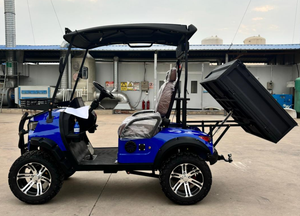 Sharefer-Voiturette de golf tout-terrain <span class=keywords><strong>2</strong></span> <span class=keywords><strong>places</strong></span> avec voiture de golf électrique, scooter de golf électrique avec <span class=keywords><strong>lit</strong></span> de chargement - Product Image 5