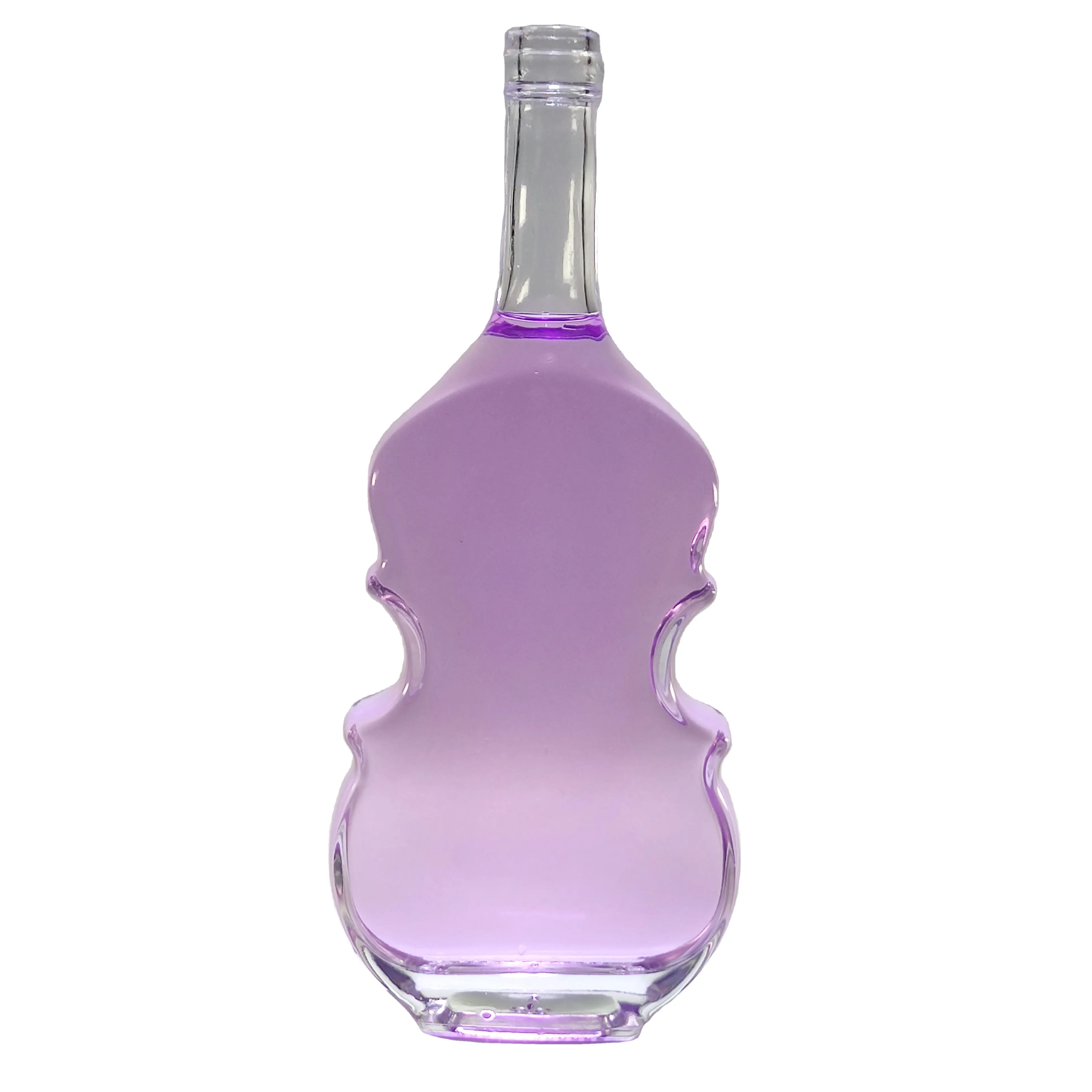 Bouteille en verre ultramince, avec Design personnalisé, pour whisky, emballage liqueur, ml