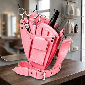 Funda de Cuero PU Quirúrgico Ijrak para Tijeras de Barbero, Bolsa para Herramientas de Salón, Funda para Peluquería, Bolsa de Cintura para Barbería - Product Image 4
