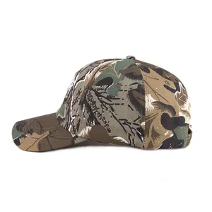 Fashion Men Forest Camouflage Hunting Cap Custom Embroidered Outdoor Tree Camo Baseball Cap