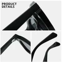 Lunettes de soleil carrées rétro noires pour hommes et femmes, décontractées, pour la conduite, les activités de plein air, protection UV400, tendance streetwear, accessoire quotidien, lunettes d'été