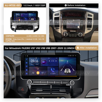Autoradio Android AIJIA 12,3'' pour Mitsubishi PAJERO 2007-2020 V97 V93 V99 avec CarPlay sans fil, GPS Android, WIFI, autoradio