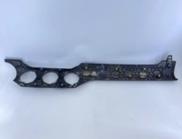 Pièce intérieure de haute qualité CCExcellent pour Mustang 2015-2023, kit de tableau de bord en fibre de carbone à 3 trous, accessoires intérieurs de voiture
