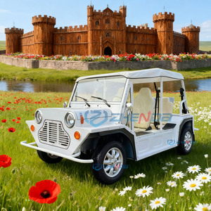 Coche Eléctrico Clásico Blanco Vintage para Bodas y Turismo, Nueva Versión Personalizada, Gran Venta - Product Image 2