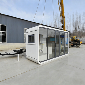 ห้องโดยสารแอปเปิ้ลทันสมัยสองชั้นบ้านเล็กๆสำเร็จรูปหรูหราโมดูลาร์บ้านเคลื่อนที่โครงการที่อยู่อาศัย - Product Image 5