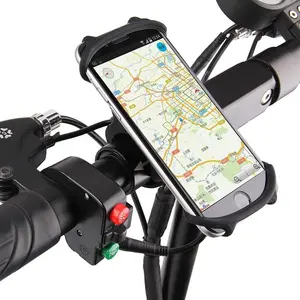 Универсальный противоударный эластичный силиконовый держатель для телефона Подставка для езды на велосипеде MTB велосипеде кронштейн для телефона
