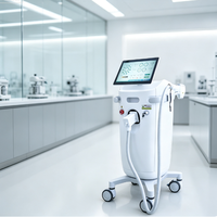 Appareil laser multi-longueurs d'onde indolore et permanent pour l'épilation, avec refroidissement TEC, à diode, pour usage clinique sur pied