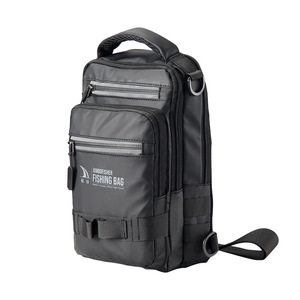 Custom Multi-functional <b>Fishing</b> Chest Waterproof Polyester Shoulder Sling Bag Insertion <b>Rod</b> for <b>Fishing</b> Bait Storage - Product Image 1