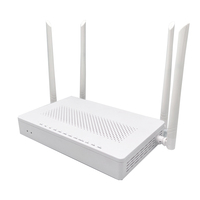 Équipement optique à fibre optique double bande xpon onu 4GE + 1POTS + 5G WIFI FTTH Smartfiber avec routeur wifi 2.4g et 5g ont