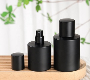 Stock 30ml 50ml Luxury Black Glass <strong>Spray</strong> <strong>Perfume</strong> <strong>Bottle</strong> Packaging - Product Image 1