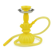 Mini chicha jetable en forme de pistolet arabe avec plastique givré pour fumer - Vente directe d'usine