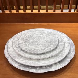 Nouvelle série Jungle grise européenne, service de vaisselle en porcelaine fine de luxe - Product Image 4