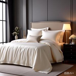 4 Mảnh Bộ Đồ Giường Thiết Lập Đầy Đủ Nữ Hoàng Kích Thước Tấm Sợi Nhỏ Thiết Lập Với Dây Kéo Duvet Bìa Sâu Túi 16 Chống Nhăn Khăn trải Giường - Product Image 5