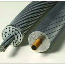 Conductores desnudos aéreos A3C cable de núcleo compuesto de fibra de carbono Configuración de conductor de fibra híbrida de carbono/vidrio reforzada - Product Image 3