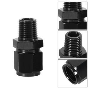 Adaptador de refrigeración de aceite de aluminio Asahi AN4 AN6 AN8 a 1/2NPT 1/4NPT 3/8NPT, conector macho negro roscado para actualización y reacondicionamiento - Product Image 4