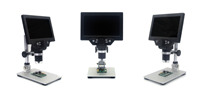 Microscope USB numérique LCD 7 pouces, grossissement 12MP 1-1200X