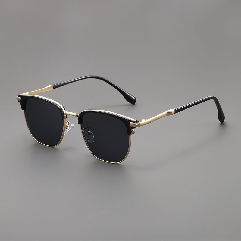 Black gold frame + gray piece