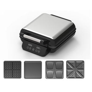 <span class=keywords><strong>Gaufrier</strong></span> double, <span class=keywords><strong>gaufrier</strong></span> belge 1800W pour le petit-déjeuner et les collations, <span class=keywords><strong>gaufrier</strong></span> avec plaques antiadhésives - Product Image 4