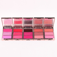 Palette de fard à joues multi-usages à prix de gros, nouvelle arrivée, utilisable sur les lèvres et le visage, avec trois textures pour femme, Cosmtico