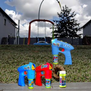 電動LED 45mlバブルウォーターマシン子供用屋外おもちゃプラスチックバブルガン音楽なしガーデンピクニック裏庭遊び場 - Product Image 5