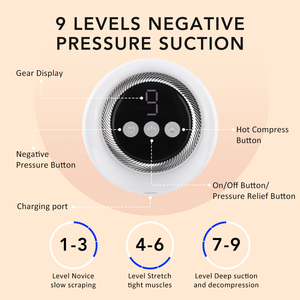 Gua Sha mangkuk penyedot vakum tekanan negatif, peralatan bekam elektrik dapat diisi ulang - Product Image 4