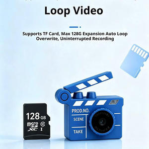 กล้องดิจิตอลขนาดเล็ก Movie Slate Design ความละเอียด 720P HD บันทึกภาพมุมกว้าง 60 องศา แบตเตอรี่แบบชาร์จได้ - Product Image 2