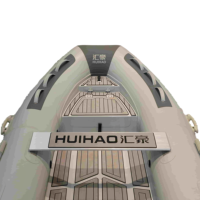 Bateau à côtes en aluminium certifié CE Huihao ALU 3.6m avec Orca Hypalon approuvé par l'Europe