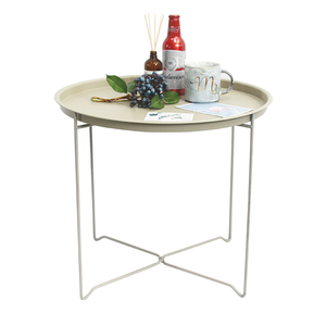 Wholesale Indoor <strong>Round</strong> Metal Coffee Side <strong>Tray</strong> <strong>Table</strong> With KD Design for Home Living Room Furniture - Product Image 1