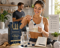 Collagène en peptides avec huile MCT en poudre, mélange de café compatible Keto, marque privée, supplément OEM