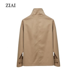 Outillage grandes poches brillant imperméable coton manteau profil <span class=keywords><strong>mi</strong></span>-<span class=keywords><strong>long</strong></span> épaissi coupe-vent femmes - Product Image 3
