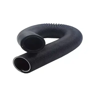 Flexible Corrugated Industrial Extension Wet Dry PVC Steel Wired Vacuum Cleaner Hose For Pet Dryer
