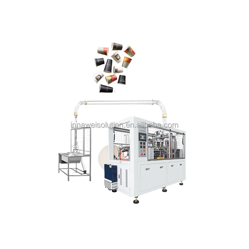 2023 New High Speed Automatic Paper Cup Making Machine/máquina para fazer copo de papel descartável