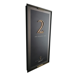 Số hộ gia đình Số cửa, đơn vị, bảng công khai, hộp thông báo Tòa Nhà Số tòa nhà - Product Image 6