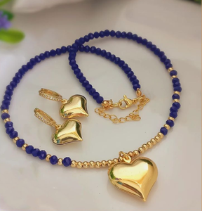 Colar de contas de cobre artesanal, popular, feito à mão, atacado, hip-hop, estilo, colar para mulheres, homens, ouro 18k, alta qualidade - Product Image 1
