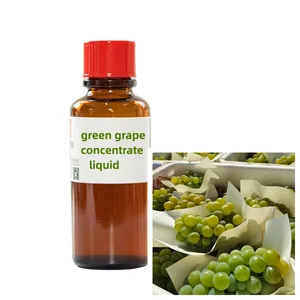 wholesale good grade nature fruit flavor grape flavor 100% pure Green Grape concentrate liquid Green grape flavor