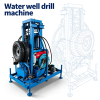 Foreuse mobile sur chenilles hydraulique YG-200 pour puits domestiques en Tunisie