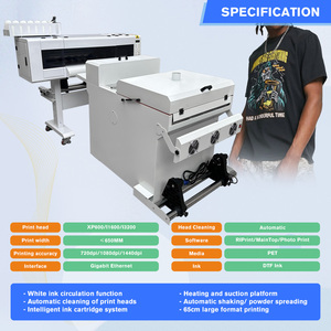60cm Print Width DTF <b>White</b> Ink <b>Printer</b> Printing Machine I3200 I1600 Xp600 Printheads PET Film DTF <b>Printer</b> 60m - Product Image 3