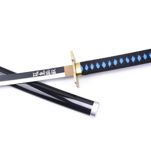 Vente en gros de l'épée d'anime noire de 104 cm, <span class=keywords><strong>katana</strong></span> à lame en bambou pour <span class=keywords><strong>Demon</strong></span> <span class=keywords><strong>Slayer</strong></span> Tokitou Muichirou, fabriquée en plastique - Product Image 3